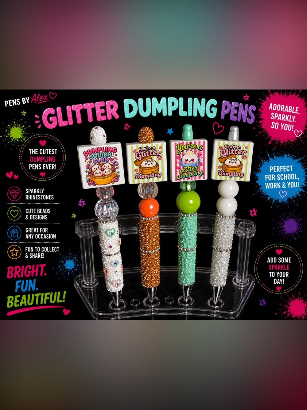 Pens By Alex - Glitter Dumpling